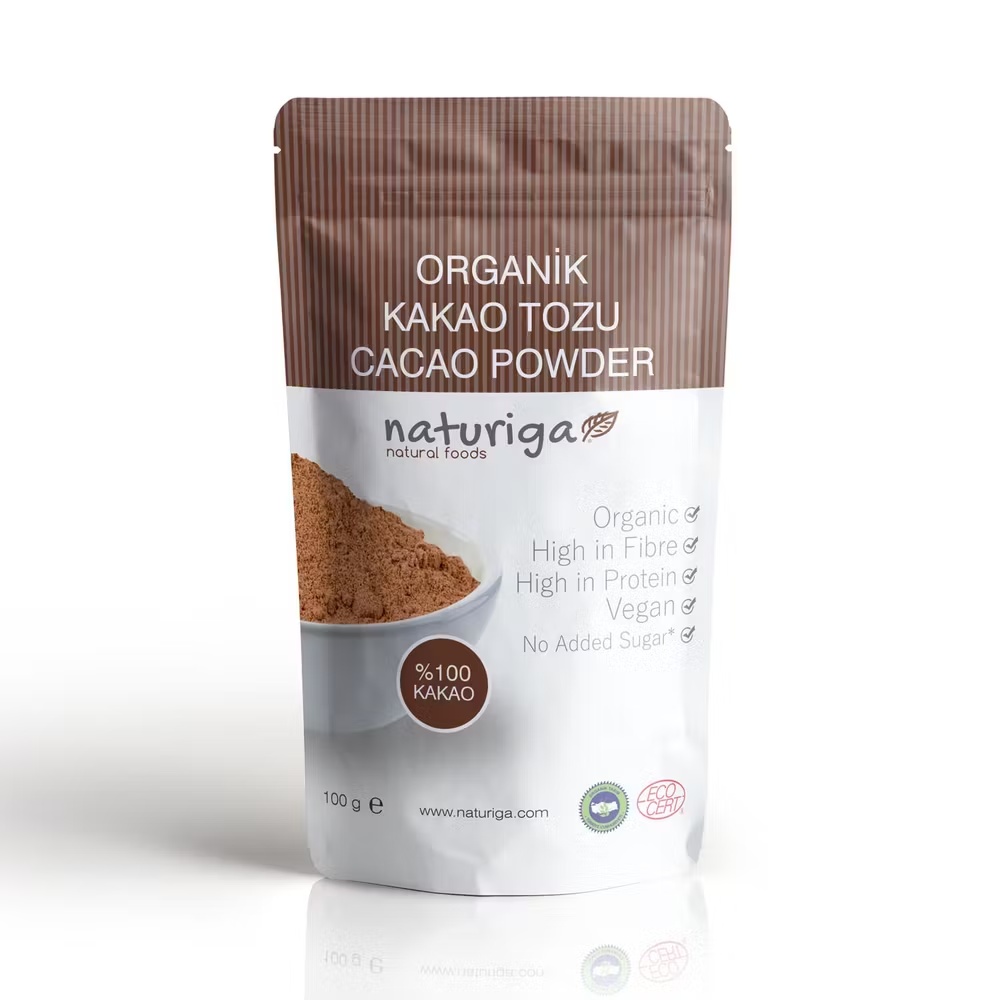 Naturiga Organik Kakao Tozu 100 Gr