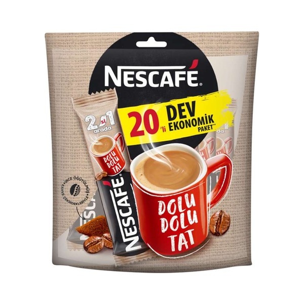 Nescafé 2'si 1 Arada Hazır Kahve 20 Adet