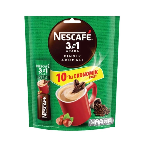 Nescafe Kahve 3u 1 Arada Fındıklı 10lu 17 Gr