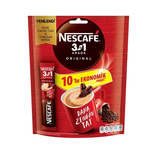 Nescafe Kahve Instant 3u 1 Arada 10lu 175 Gr