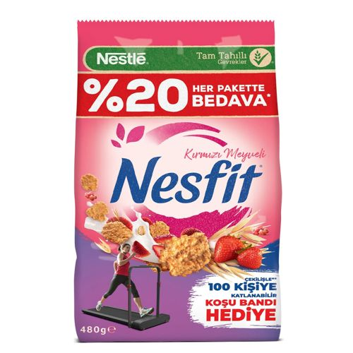 Nesfit Kırmızı Meyveli 480 Gr