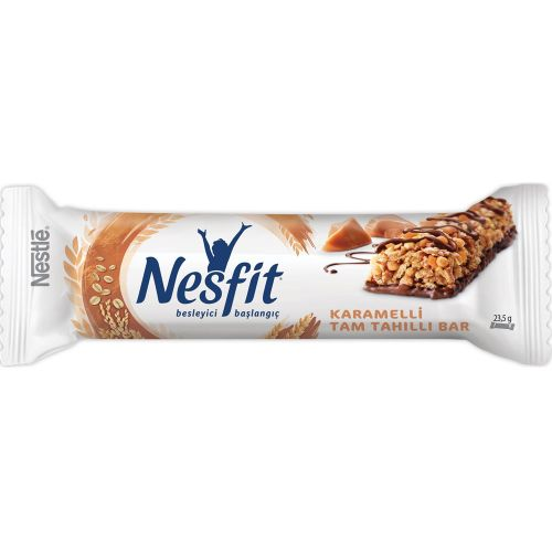 Nesfit Tam Tahıllı Karamel Bar 23,5 Gr