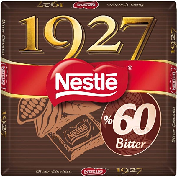 Nestle 1927 Tablet %60 Kakaolu Bitter 60 Gr