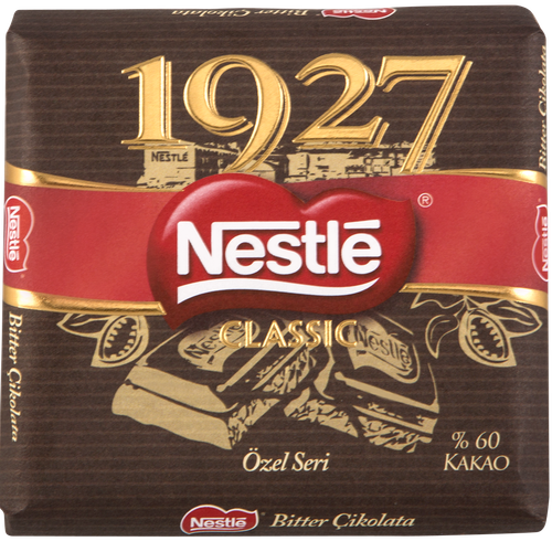 Nestle Classic Bitter Tablet Kare Çikolata 60 Gr