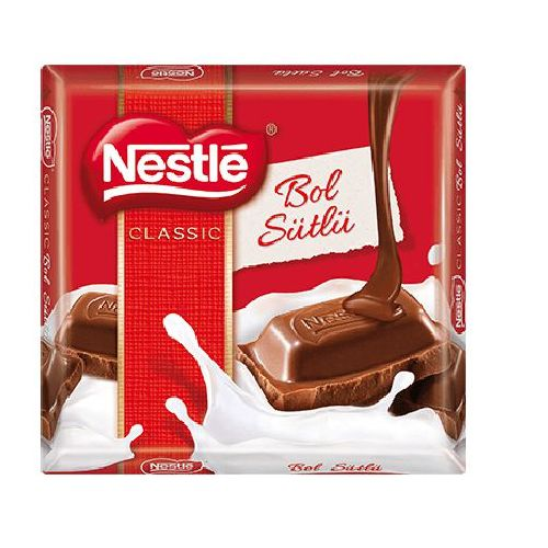 Nestle Classic Sütlü Kare Çikolata 60 Gr