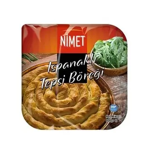 Nimet Dondurulmuş Börek Tepsi Ispanaklı 800 Gr