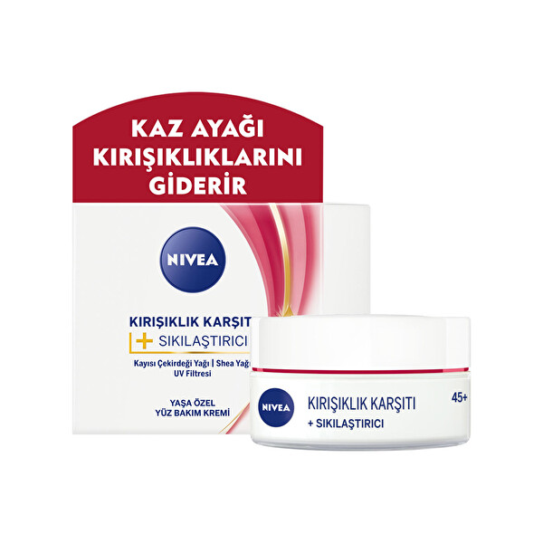 Nivea 45+ Yaş Kırışık Karşıtı Sıkılaştırıcı Krem 50 Ml