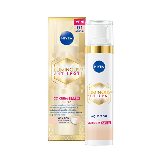 Nivea Lum630 Leke Karşıtı Yüz Kremi Spf30 Açık 40 Ml