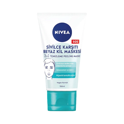 Nivea Maske Sivilce Karşıtı Beyaz Kil 150 ML