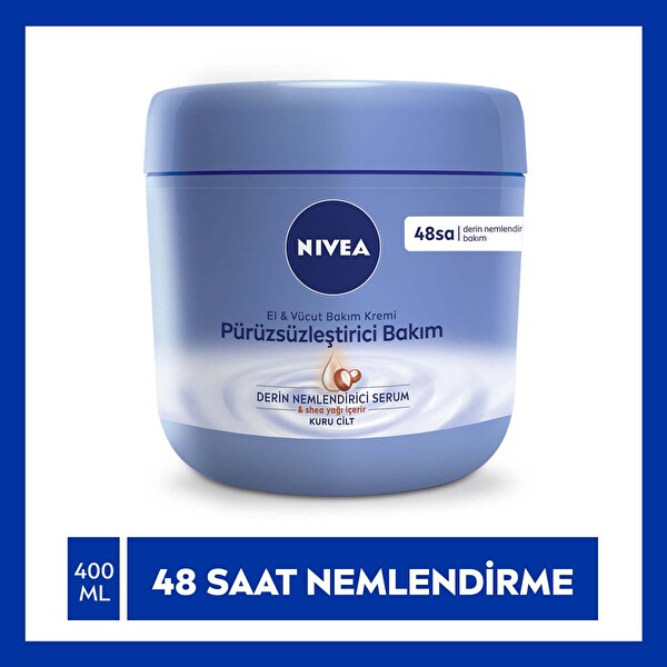 Nivea Pürüzsüz El & Vücut Bakım Kremi 400 Ml