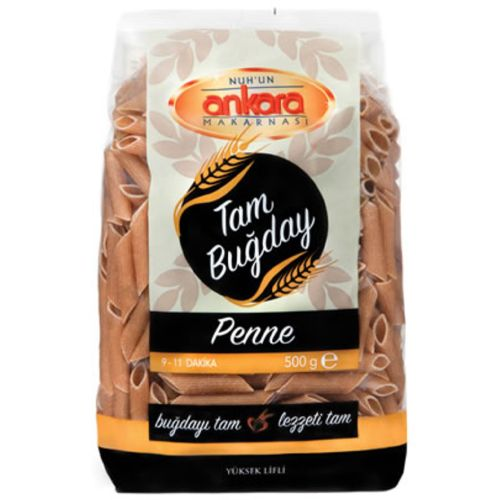 Nuhun Ankara Tam Buğday Penne Makarna 500 Gr