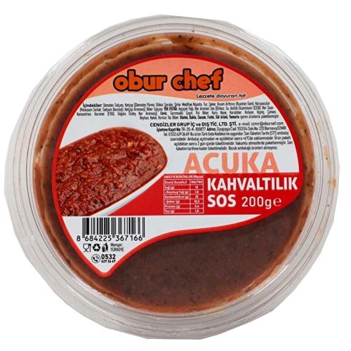 Obur Chef Acıka 200 Gr