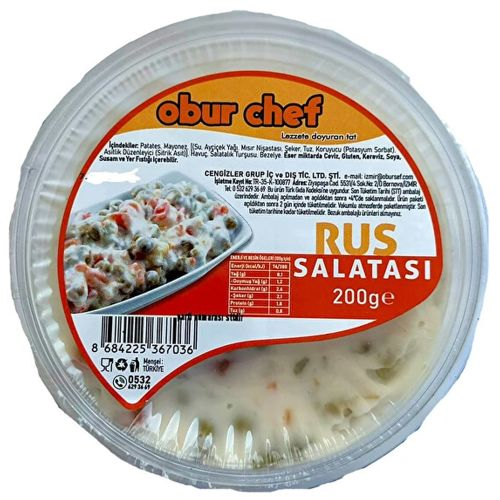 Obur Chef Rus Salata 200 Gr