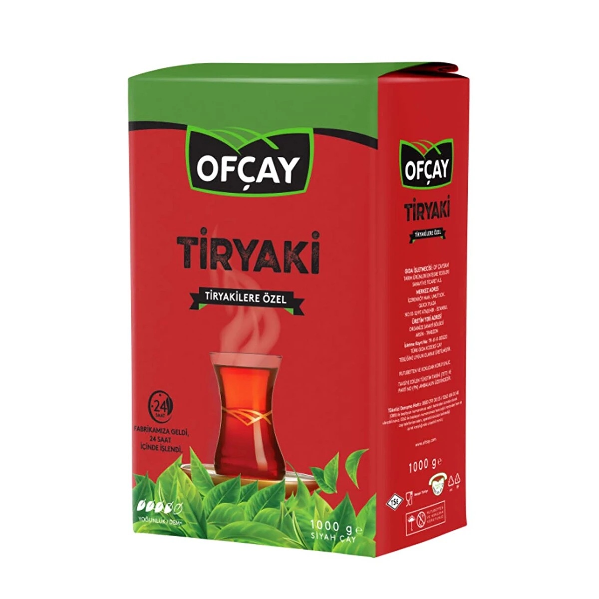 Ofçay Tiryaki Siyah Çay 1 Kg