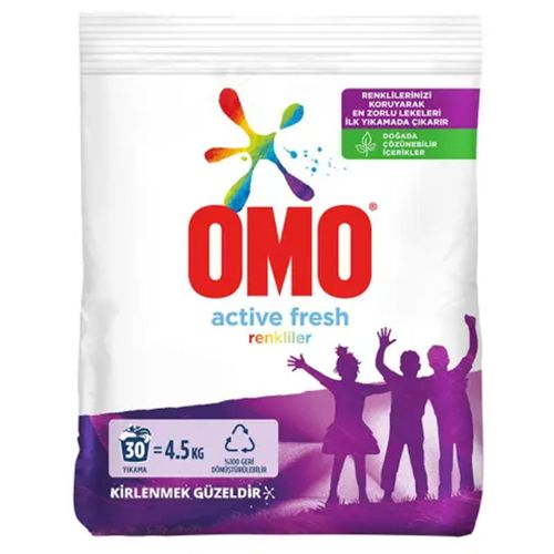 Omo Actıve Fresh Renkliler 4.5 Kg