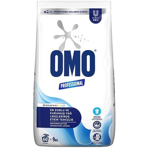 Omo Active Toz Deterjan Renkliler & Beyazlar 9 KG