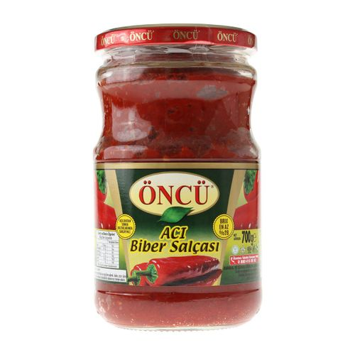 Öncü Biber Salçası Acı Cam 700 G