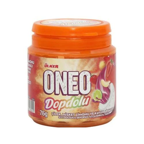 Oneo Dopdolu Meyve Aromalı Şişe Sakız 76 Gr