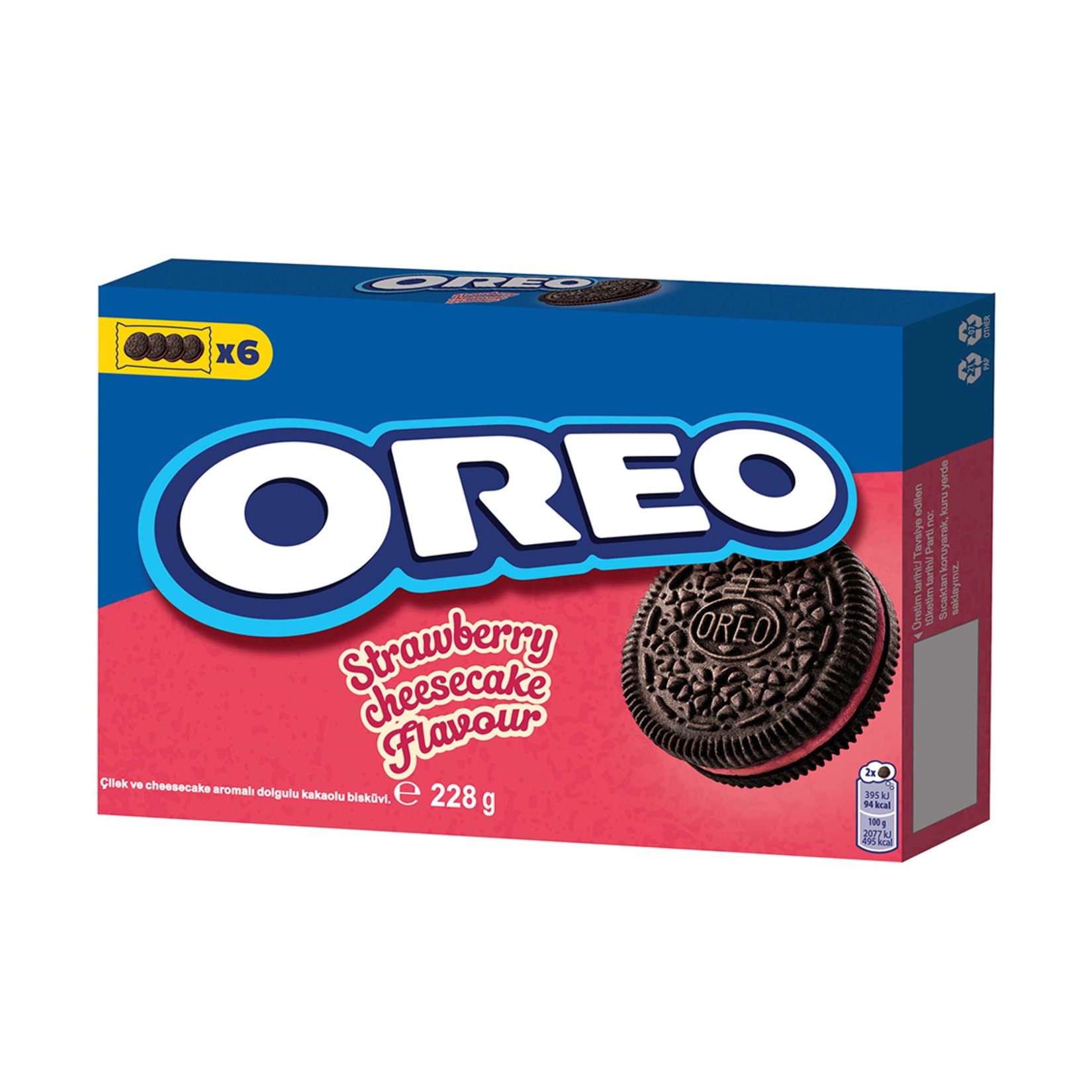 Oreo Strawberry Bisküvi 228 Gr