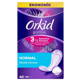 Orkid Günlük Koruma Ekonomik Normal 40 Adet