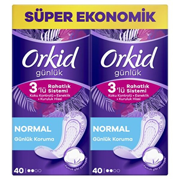 Orkid Günlük Ped Normal 80 Adet
