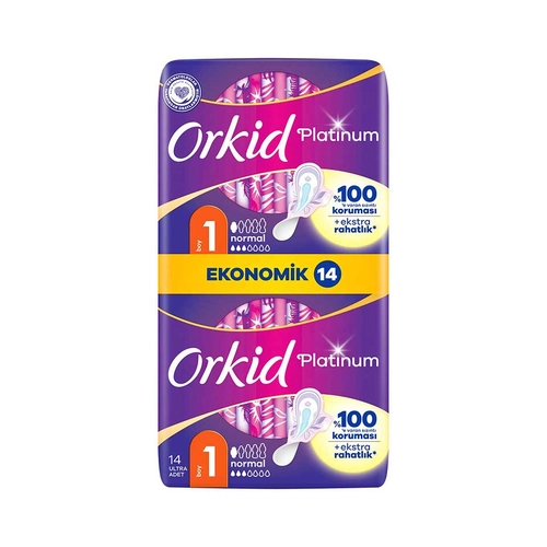 Orkid Platinum Normal Hijyenik Ped 14 Adet