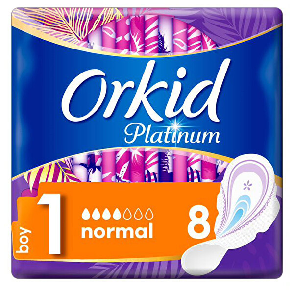 Orkid Platinum Tekli Normal 8 Adet