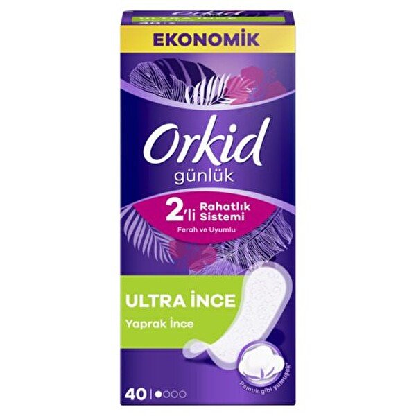 Orkid Yaprak İnce Eko Tekli Normal 40 Adet