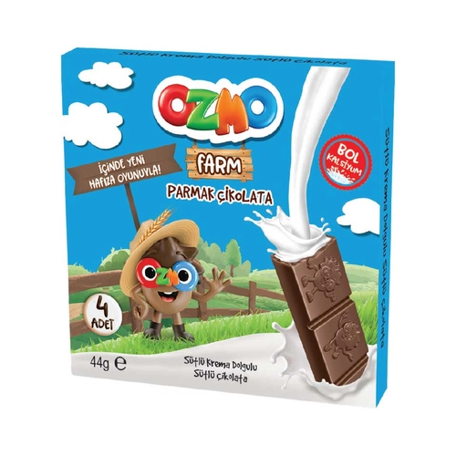 Ozmo Farm Parmak Çikolata 4x11 Gr