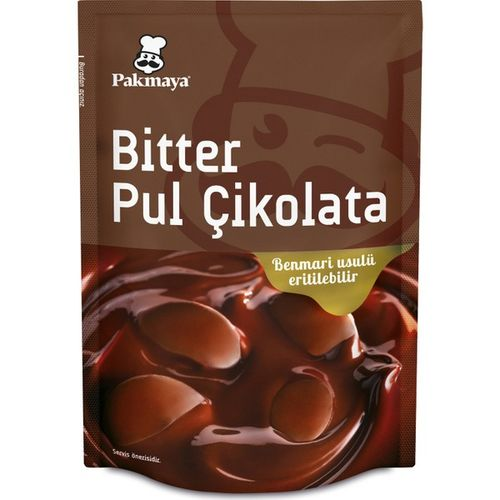 Pakmaya Bitter Pul Çikolata 100 Gr