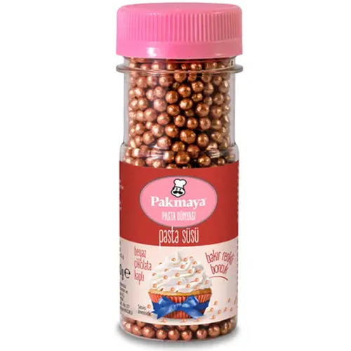 Pakmaya Pasta Süsü Bakır Boncuk 50 Gr