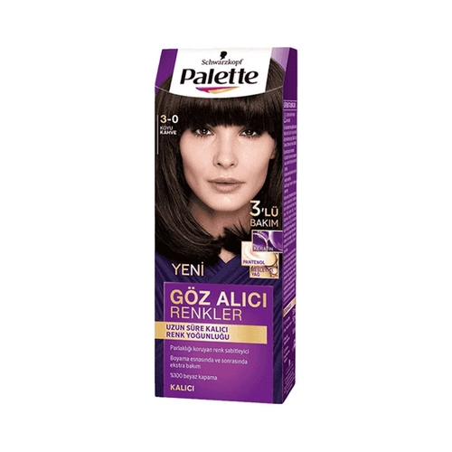 Palette Saç Boyası Basic Koyu Kahve 3.0 Adet