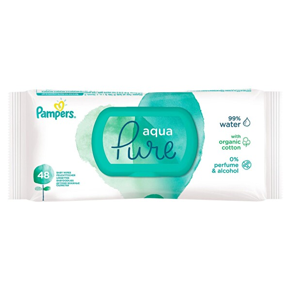 Pampers Active Dry Pure Islak Havlu Tekli 48 Adet