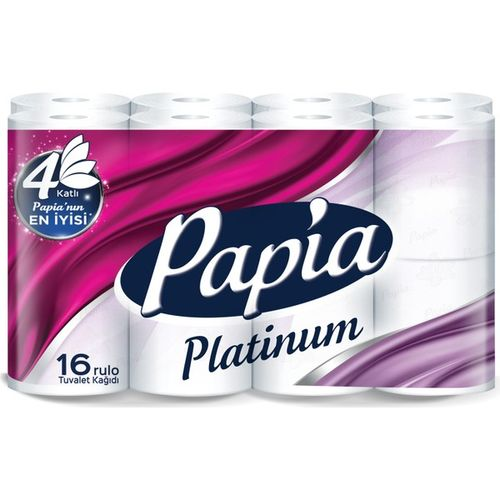Papia 4 Katlı Platinum Tuvalet Kağıdı 16 Adet