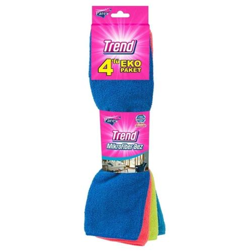 Parex Trend Mikrofiber Açık Temizlik Bezi 4lü Adet