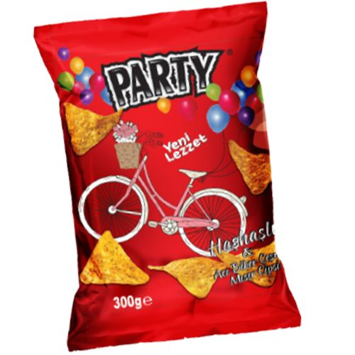 Party Haşlanmış Acı Biber Çeşnili Mısır Cipsi 300 Gr