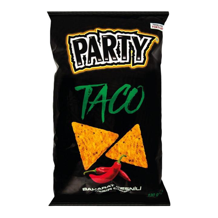 Party Mısır Çerezi Taco-Peynir-Barbekü 130 Gr