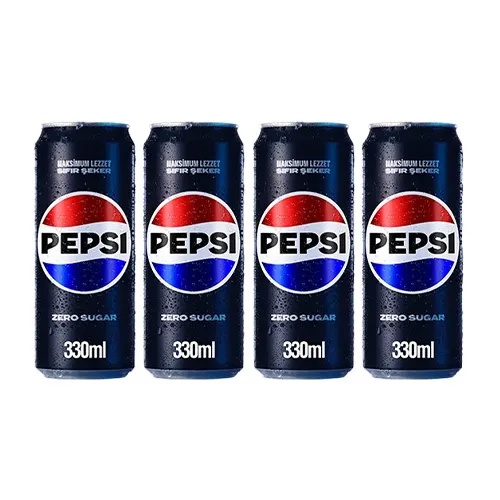 Pepsi Zero Sugar Kutu 4x330 Ml