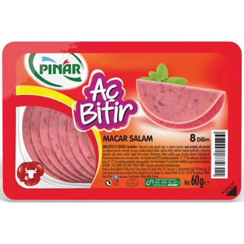 Pınar Aç Bitir Macar Salam 60 Gr
