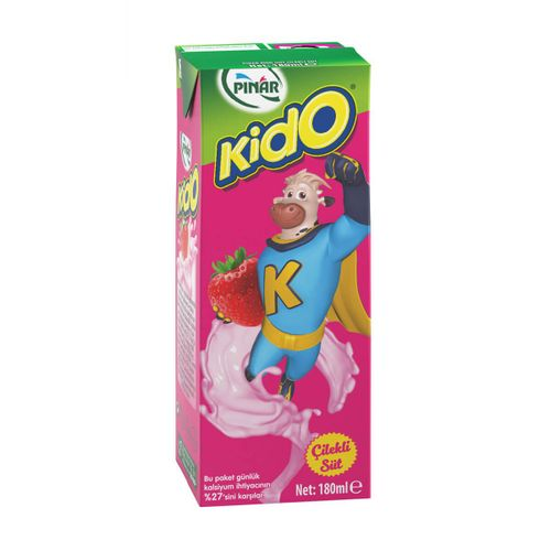 Pınar Kido Süt Çilekli 180 Ml