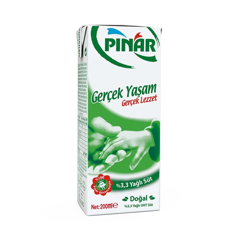Pınar Yağlı Süt 200 Ml