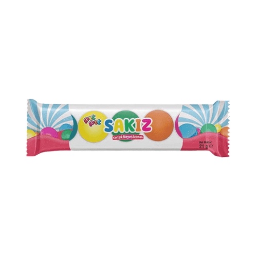 Pıt Pıt Yuvarlak Sakız 21 Gr
