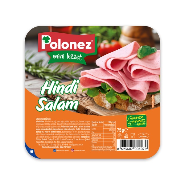 Polonez Mini Lezzet Hindi Salam 75 Gr