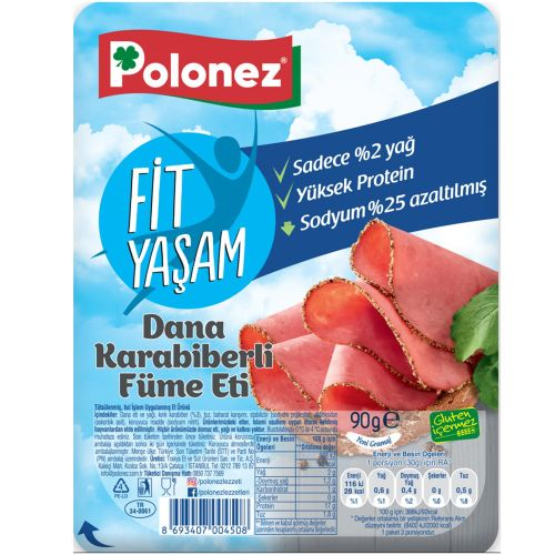 Polonez Füme Et Karabiberli 90 Gr