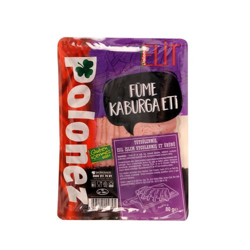 Polonez Füme Kaburga Eti 80 Gr