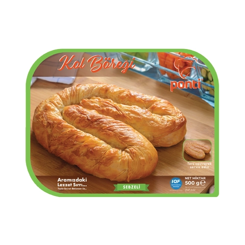 Ponti Dondurulmuş Sebzeli Kol Böreği 500 GR