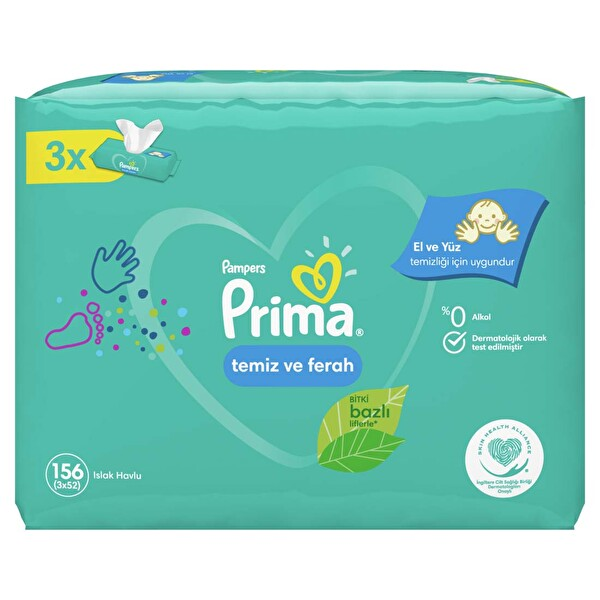 Prima Islak Havlu Fresh 156 Adet