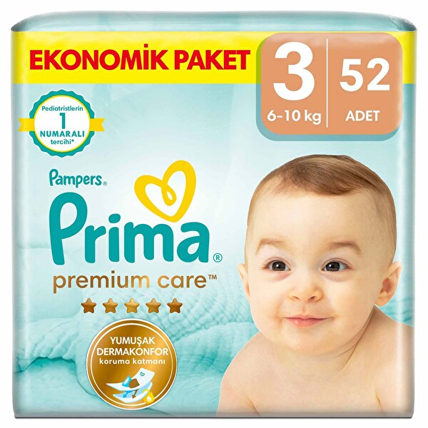Prima Premium Care Eko 3 Numara 52 Adet
