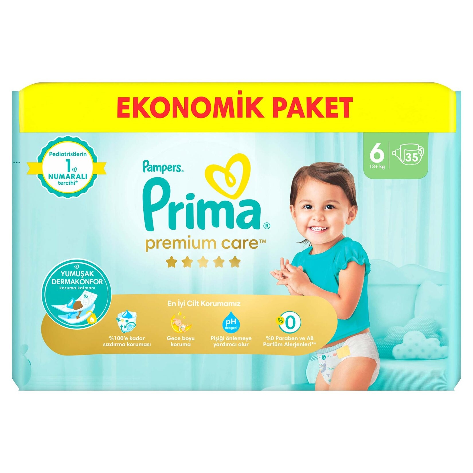 Prima Premium Care Eko 6 Beden 13+ Kg 35 Adet
