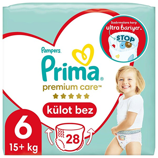 Prima Premium Care Külot Bez İkiz 6 Numara 28 Adet